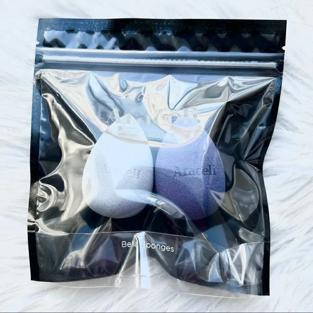 Bella Sponge Two Pack by Araceli Beauty, Makeup Blender Set New in Package